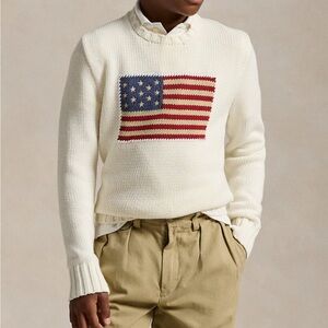 Ralph Lauren iconic flag sweater